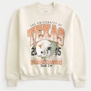 University of Texas Crewneck Hoodie - XS Boxy Fit